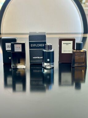Men’s Miniature Par Discovery Set with Dior Homme, Montblanc, and Burberry Hero